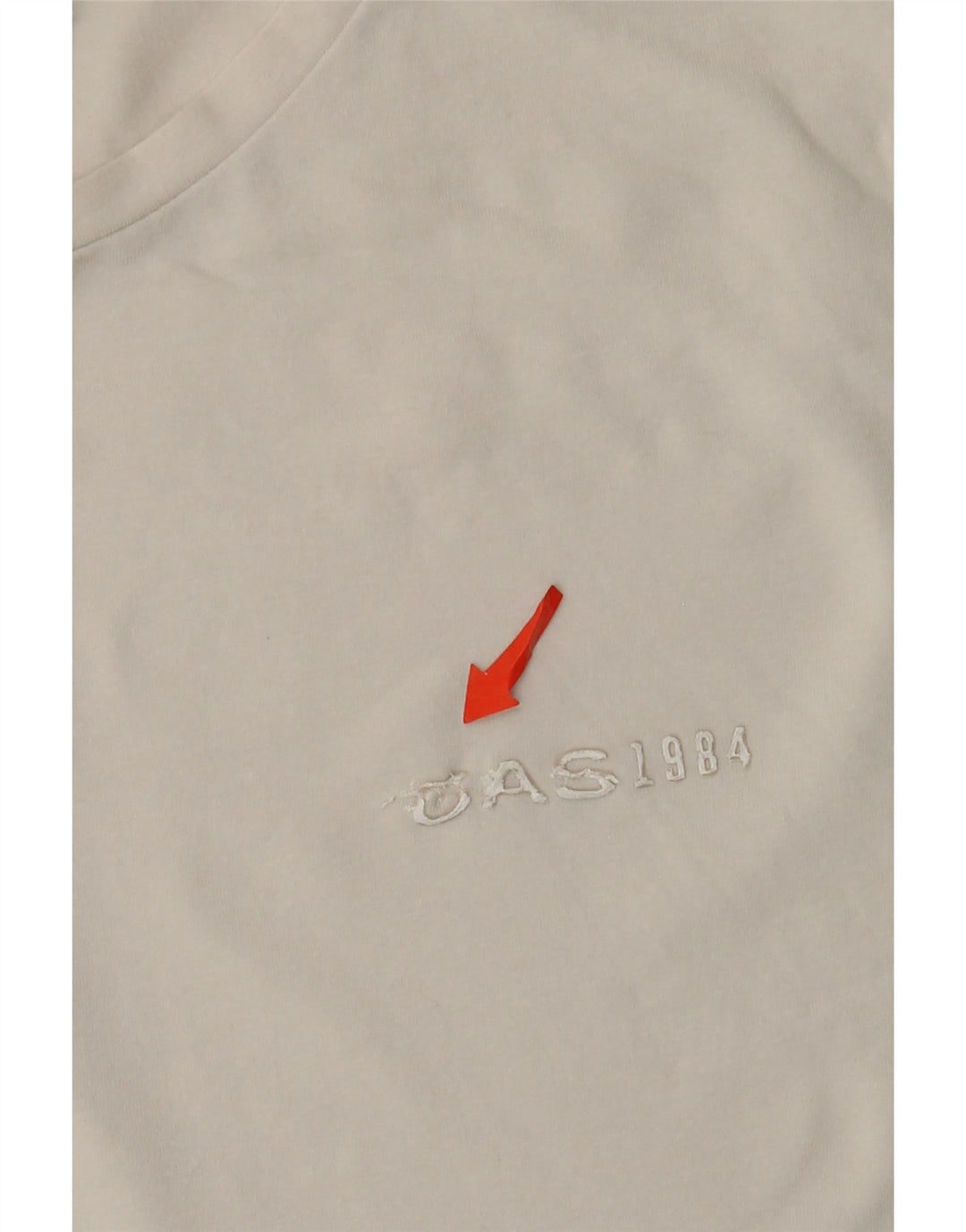 T-shirt męski slim fit Gas, XL, biały