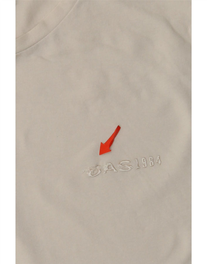 T-shirt męski slim fit Gas, XL, biały
