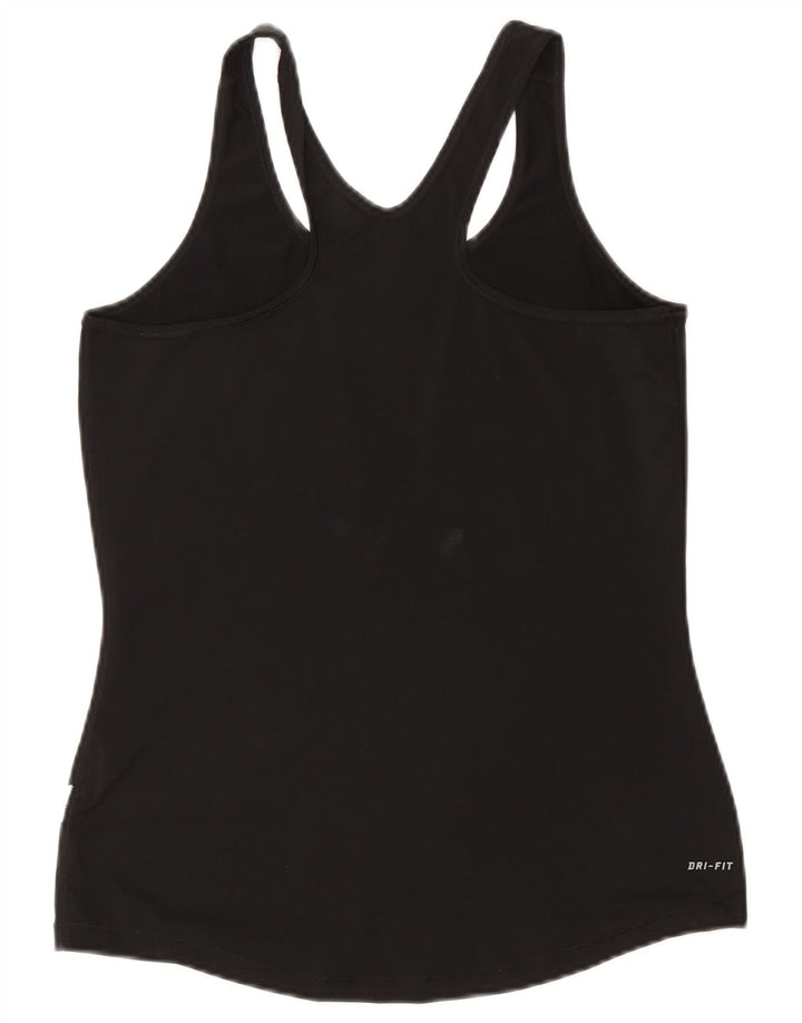 Damska kamizelka Nike Dri Fit Graphic Top UK 14, duża czarna