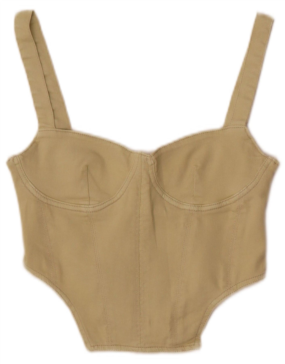 Damski top gorsetowy Zara UK 8 Small Green
