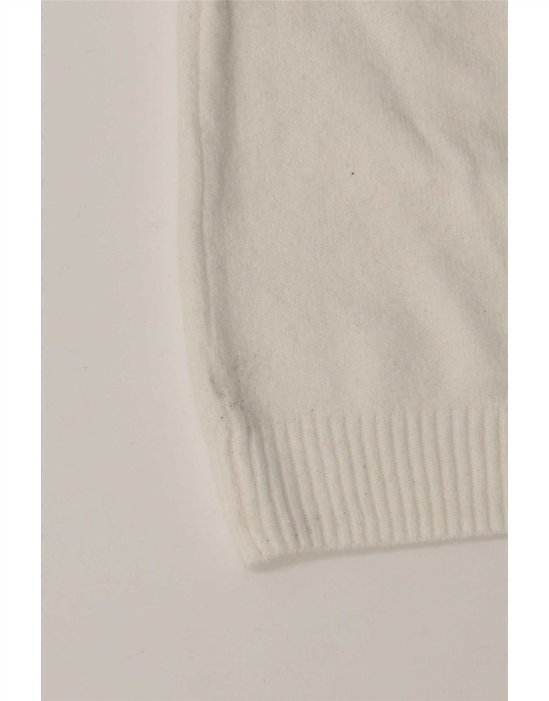 Marks & Spencer Damski sweter kardigan UK 14 Średni biały poliester