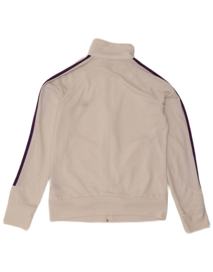 Damska bluza dresowa Adidas UK 12/14 Średni biały poliester
