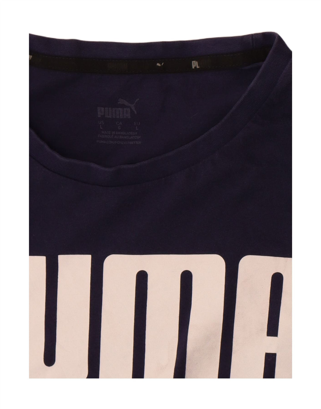 Męski T-shirt Puma z grafiką, duży, granatowy