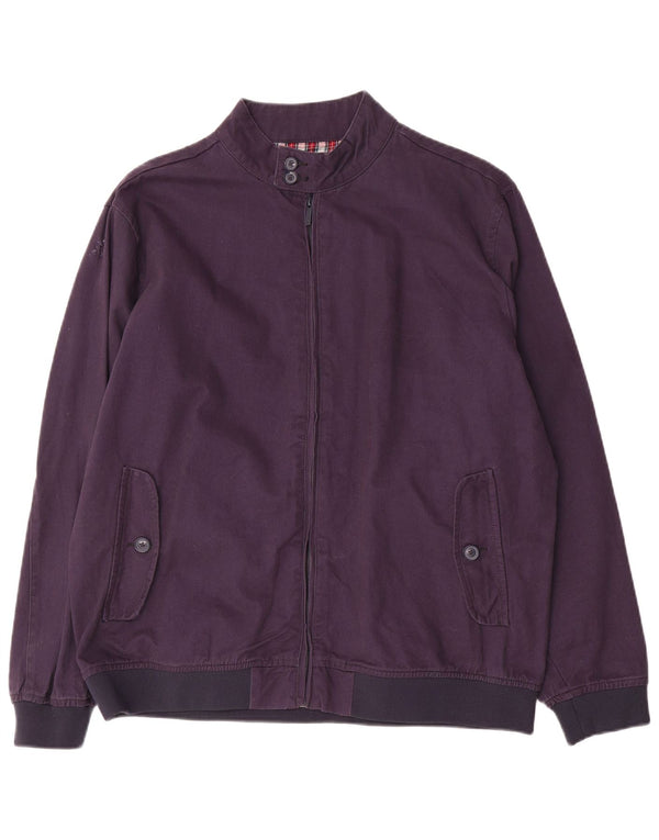Męska kurtka bomber Pierre Cardin UK 40, duża, granatowa, bawełniana