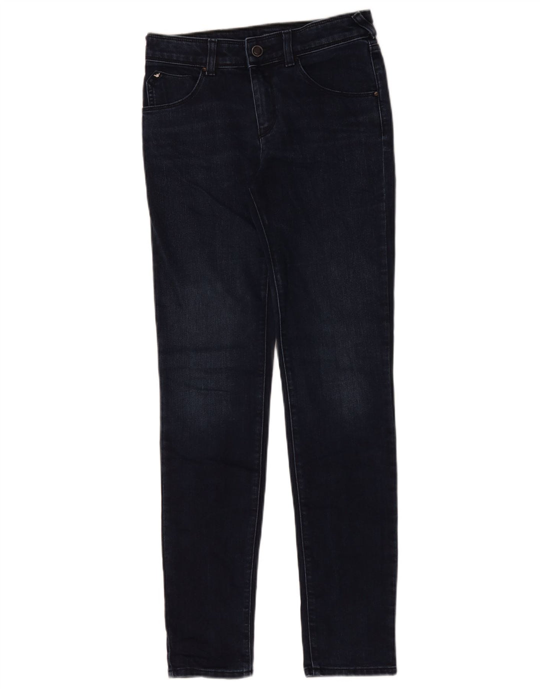 Damskie jeansy Armani Slim W26 L29 Granatowe bawełniane