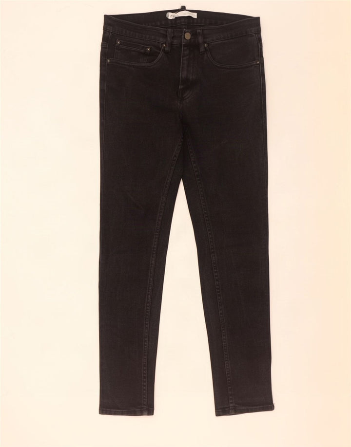 Męskie jeansy slim fit Zara EU 38 Small W30 L30 czarne