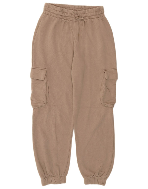 Damskie spodnie dresowe Zara Joggers UK 8 Small Beżowa bawełna