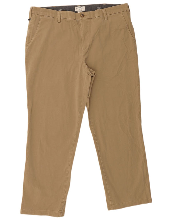 Spodnie męskie Dockers Straight Classic Fit Chino W40 L29 Beżowa bawełna