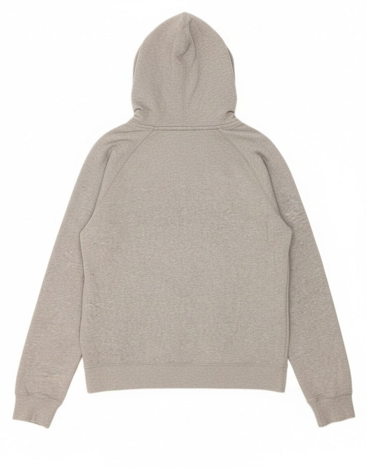 NIKE Mens Graphic Hoodie Jumper Medium Grey Cotton