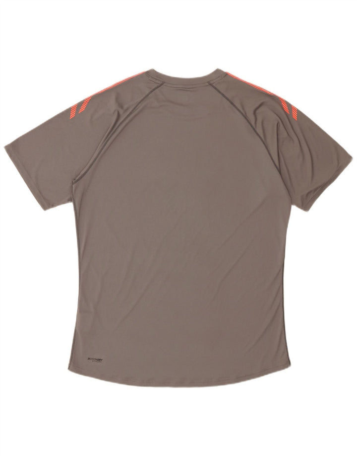Męska koszulka Asics Top XL, szary, geometryczny poliester
