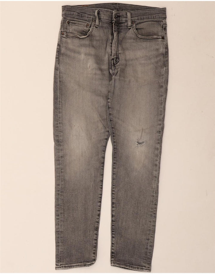 Męskie jeansy Levi's 512 Distressed Slim Tapered W32 L30 Szare