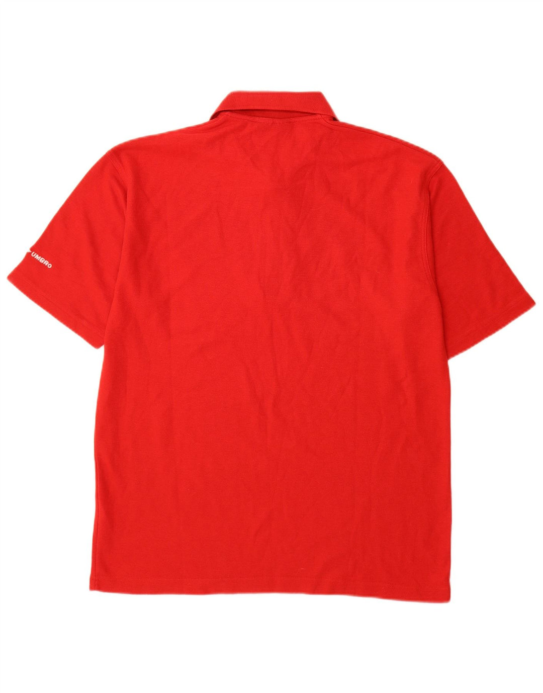 Męska koszulka polo Umbro XL, czerwona, poliestrowa