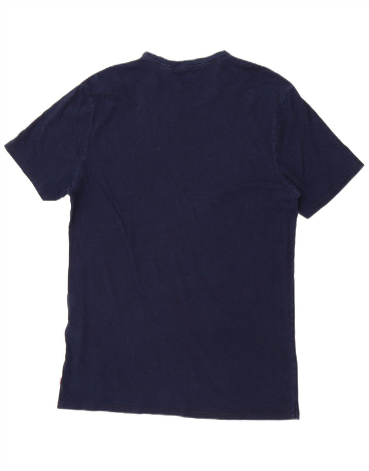 Męski T-shirt z grafiką Levi's, średni, granatowy, bawełniany