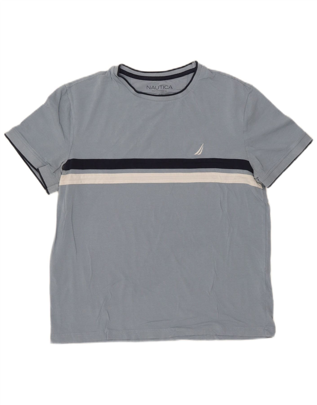T-shirt męski Nautica, duży, niebieski, bawełniany
