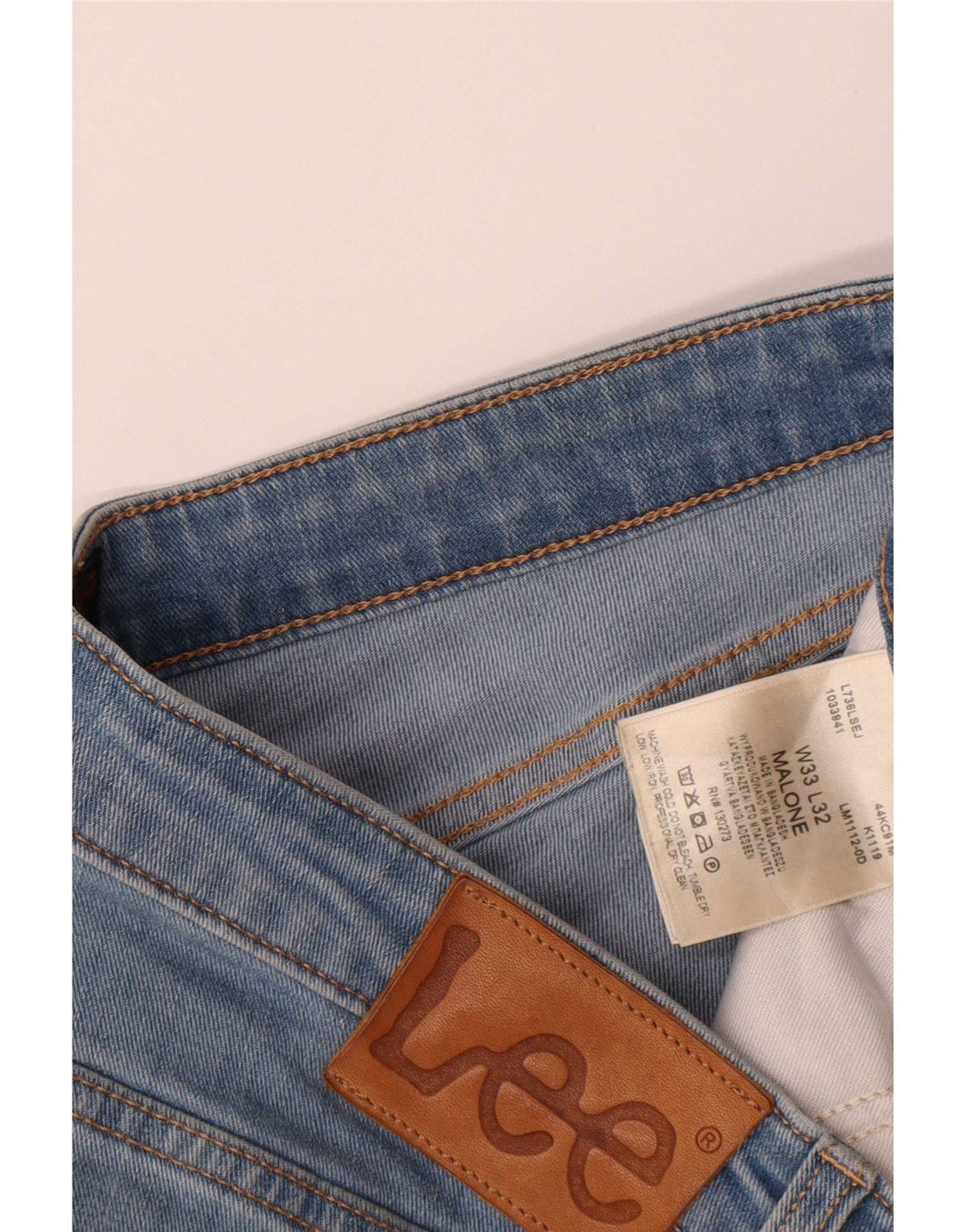 Damskie jeansy Lee Malone Skinny W33 L32 Niebieskie bawełniane