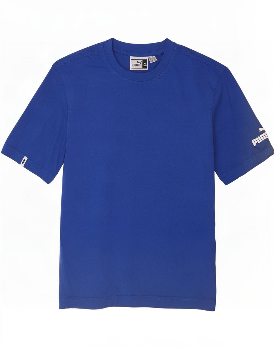 T-shirt męski Puma Top XS, niebieski, bawełniany