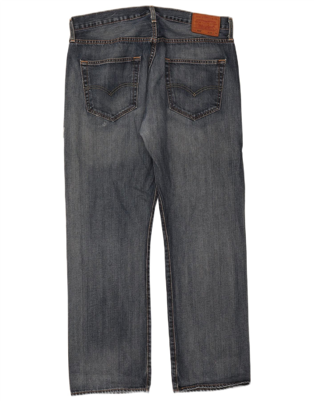 Męskie jeansy Levi's 501 Straight W36 L30 Niebieskie bawełniane
