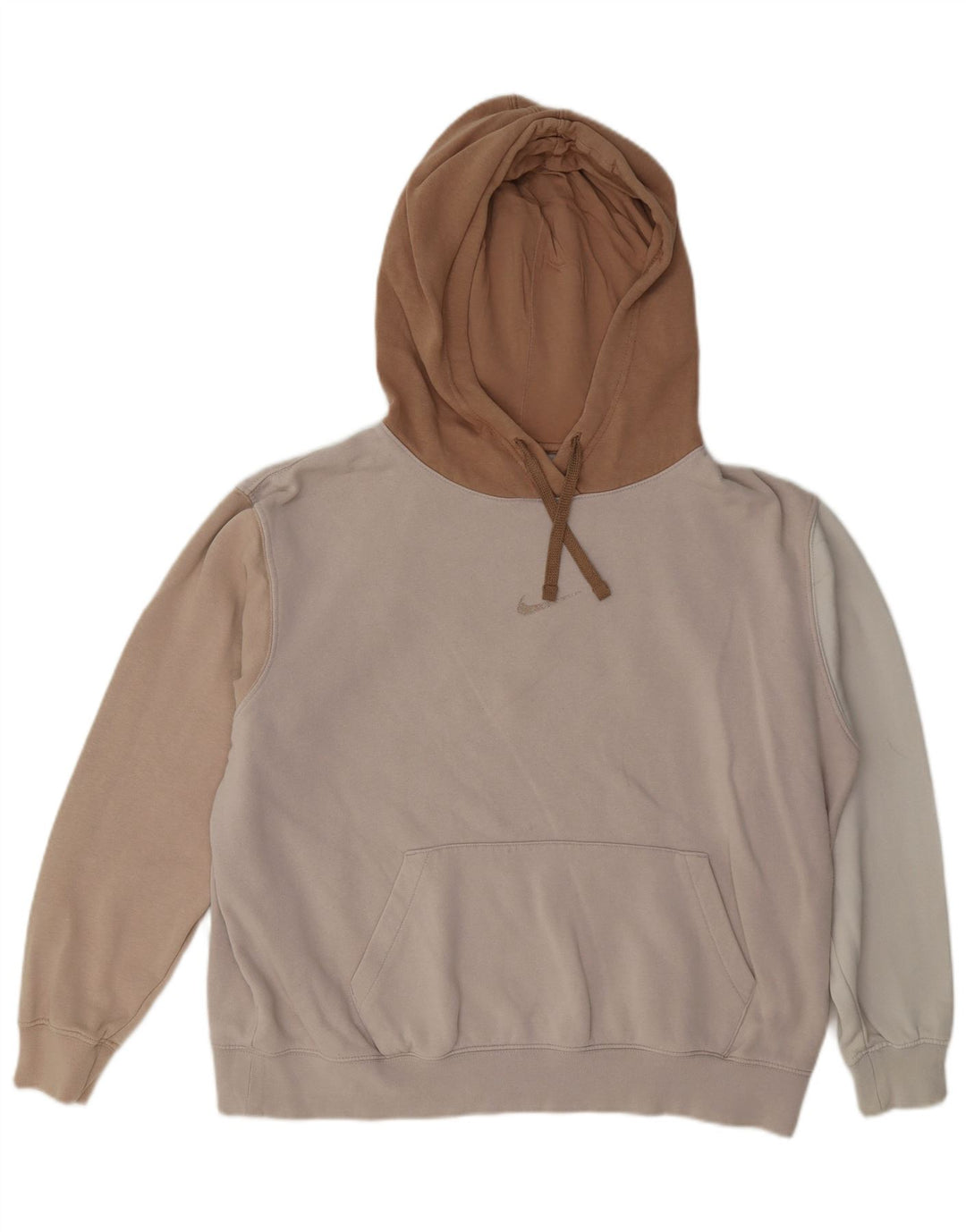 Damski sweter oversize z kapturem Nike UK 14 Średni wielobarwny blok kolorów