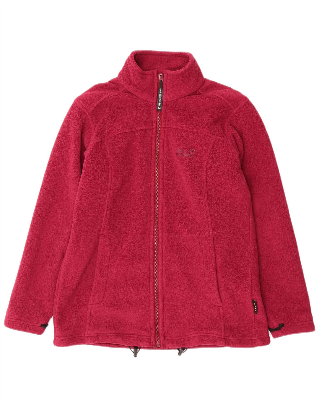 Damska kurtka polarowa JACK WOLFSKIN UK 16, duża, różowa, poliester