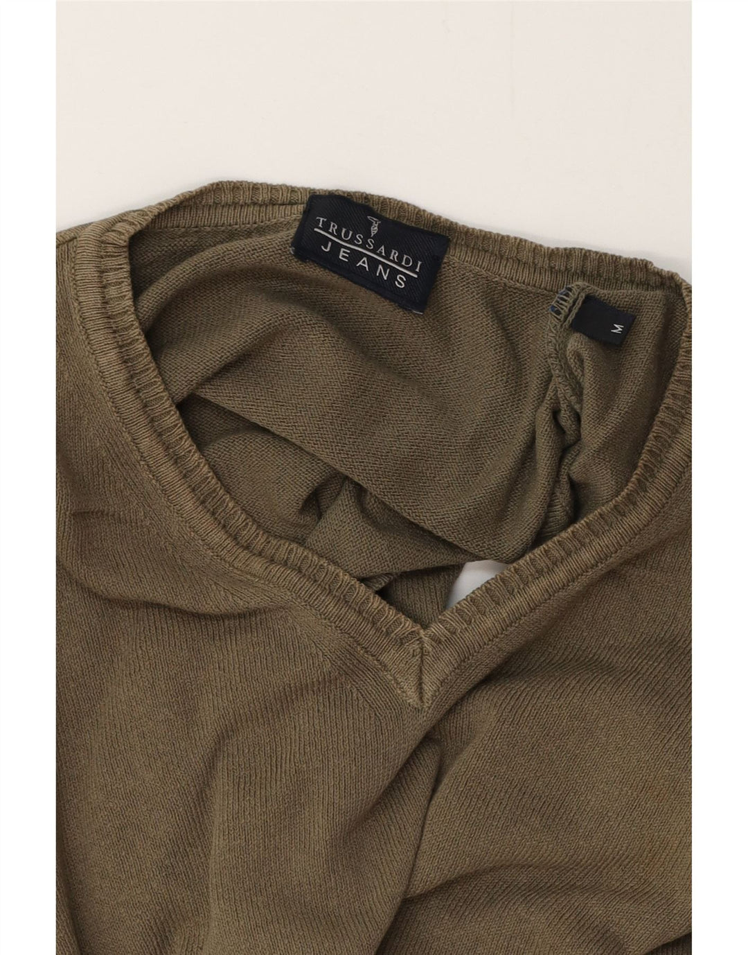 Męski podkoszulek bez rękawów TRUSSARDI, średni khaki