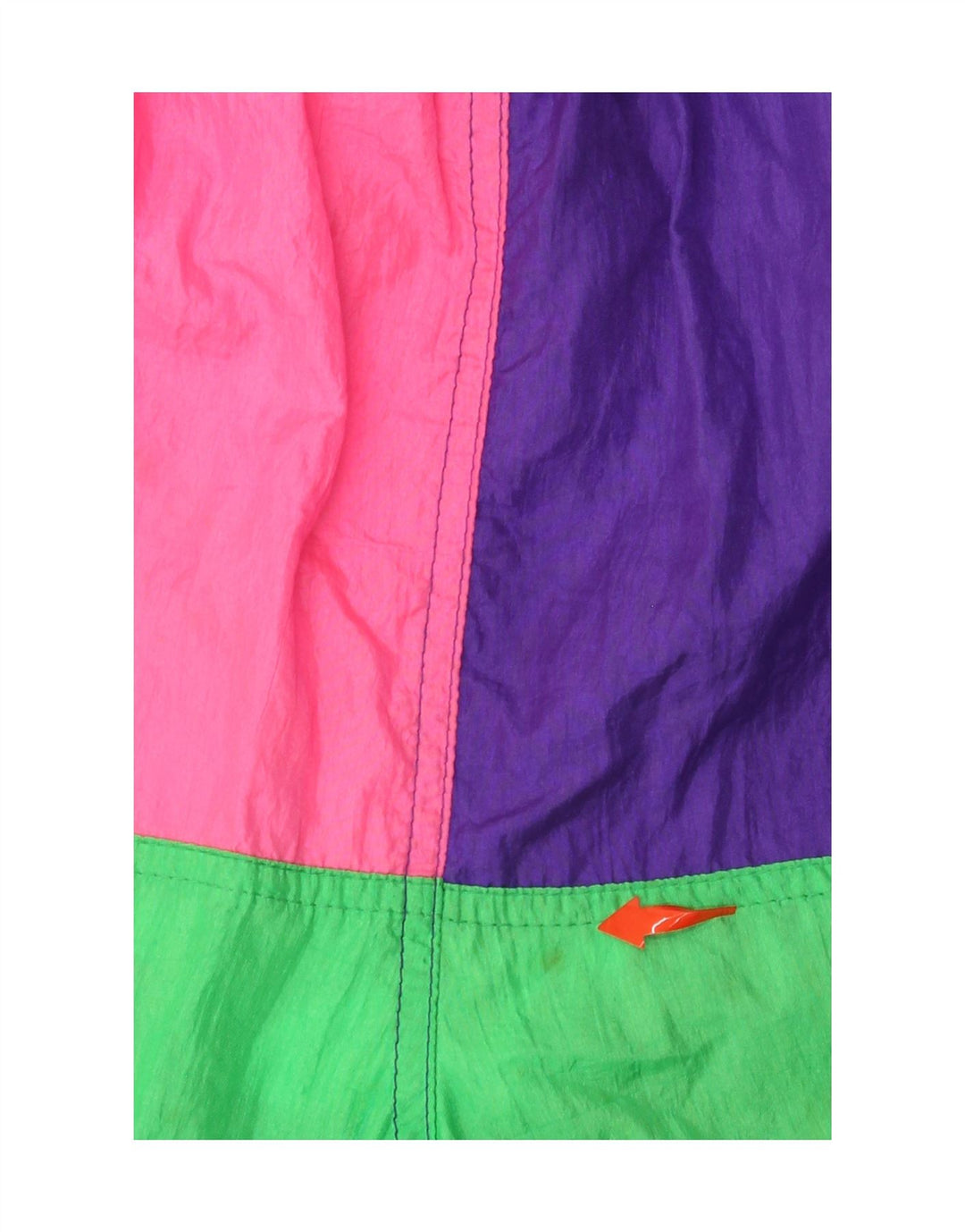 VINTAGE Mens Graphic Sport Shorts Medium  Multicoloured Colourblock