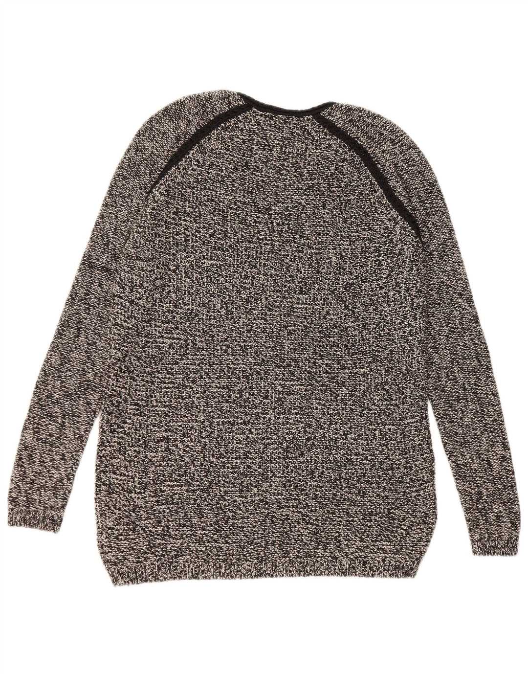 Marks & Spencer Damski sweter z dekoltem w kształcie litery V, z autografem, UK 10, mały, czarny