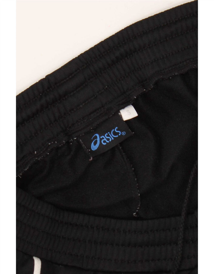 Męskie spodnie dresowe Asics Joggery, małe, czarne, poliestrowe