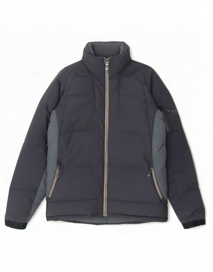 Męska ocieplana kurtka Helly Hansen UK 36, mała, granatowa, nylonowa w bloki kolorów