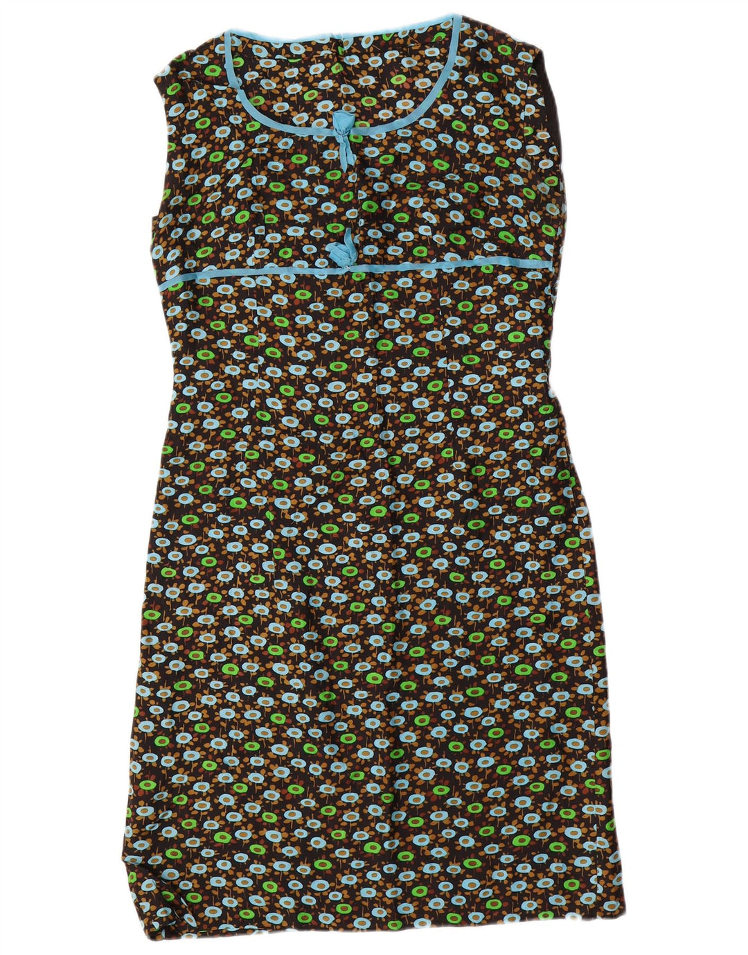 VINTAGE damski zestaw 2-częściowy z rękawami 3/4 UK 14, średni czarny w kwiaty