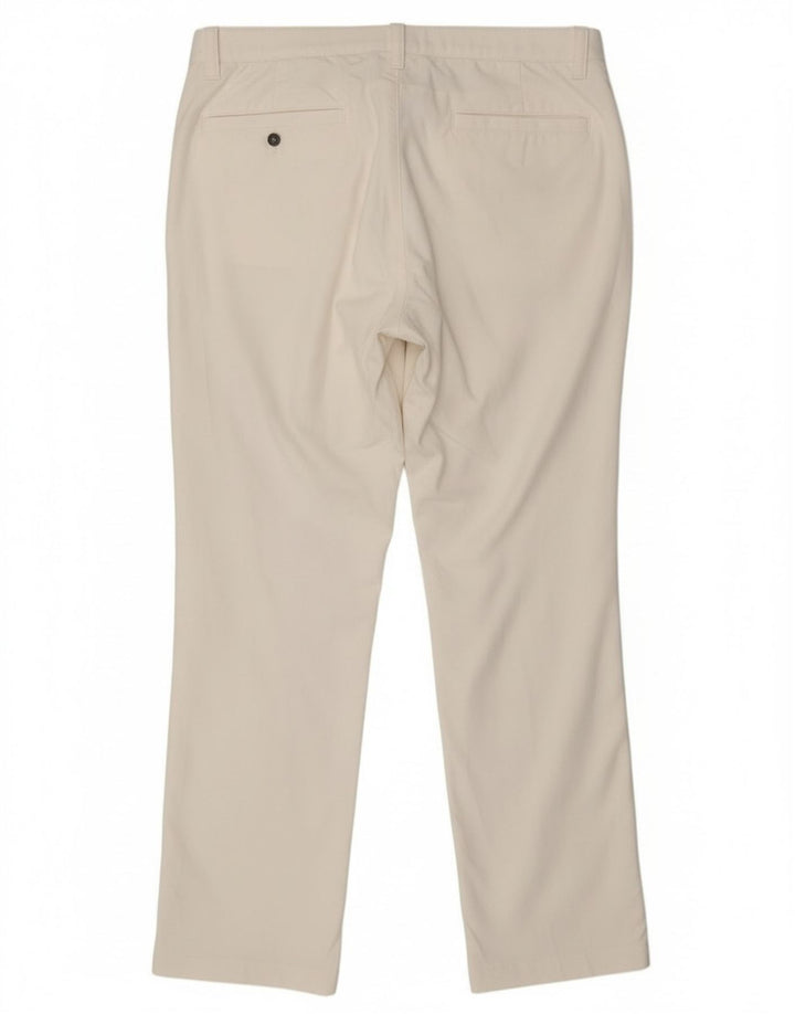 Spodnie damskie Under Armour Straight Chino W38 L32 Biały nylon