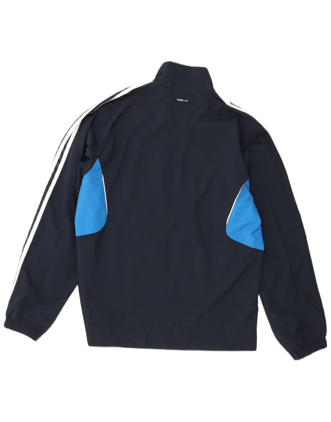 Adidas Męska kurtka dresowa Climalite, średnia granatowa, blok kolorów