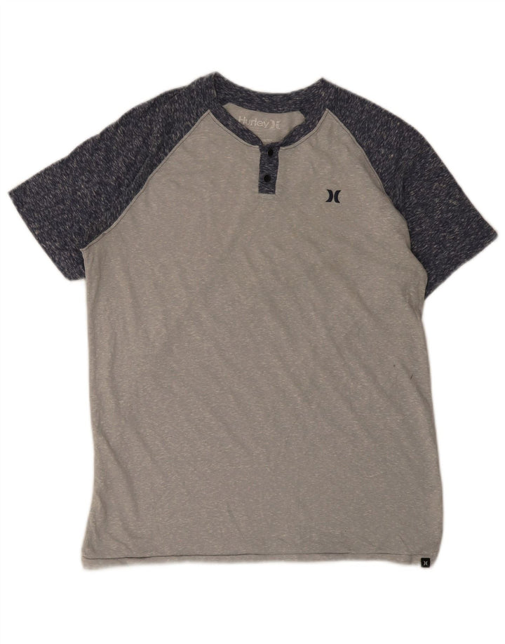 T-shirt męski Hurley Premium Fit Top, poliester w kolorze średnioszarym