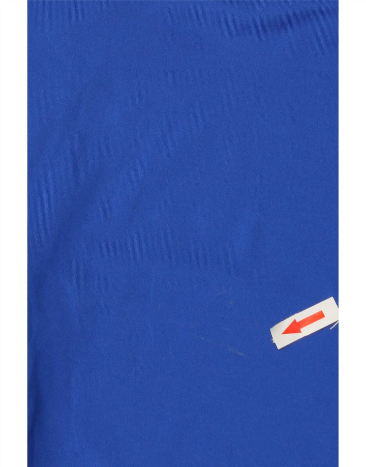 Nike Męska Koszulka Dri Fit z Długim Rękawem Rozmiar Mały Niebieski Poliester