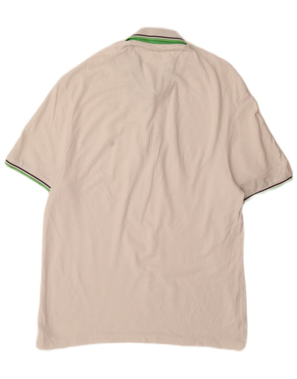 Męska koszulka polo CHAMPION Heritage Fit XL w kolorze białym