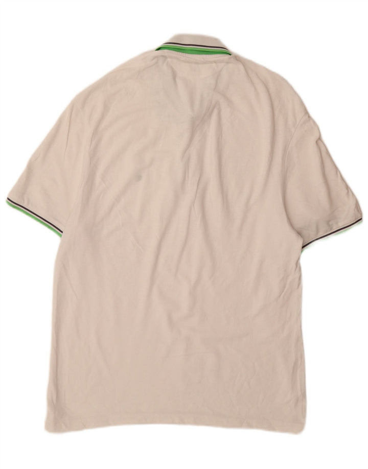 Męska koszulka polo CHAMPION Heritage Fit XL w kolorze białym