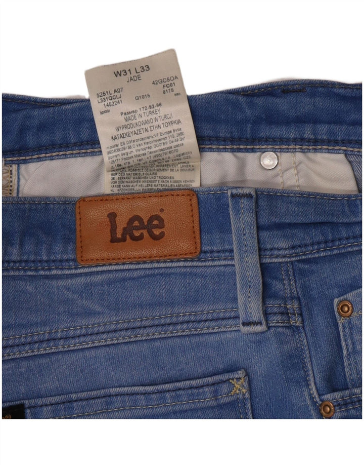 Damskie jeansy Lee Jade Slim W31 L31 Niebieskie bawełniane