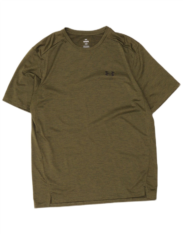 Męski t-shirt Under Armour, średni khaki, nakrapiany