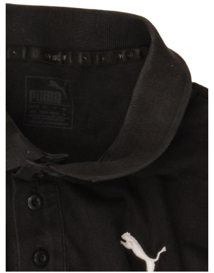 Męska koszulka polo Puma, średnia czarna