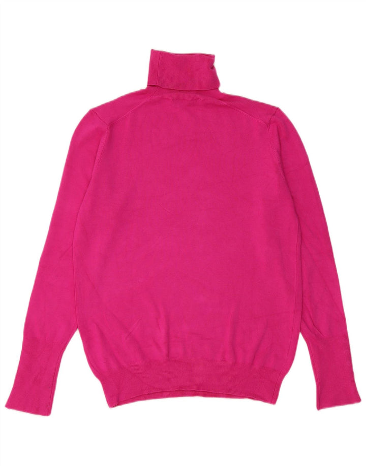 Sweter damski Zara z wywijanym dekoltem UK 12, średni róż