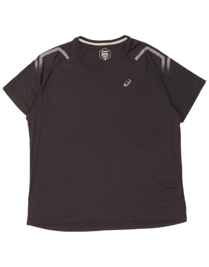 T-shirt męski Asics Top 2XL Czarny poliester