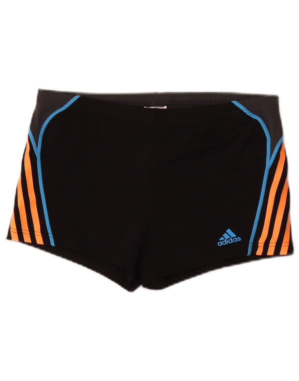 Męskie spodenki kąpielowe Adidas Infinitex UK 38 Mały czarny poliester
