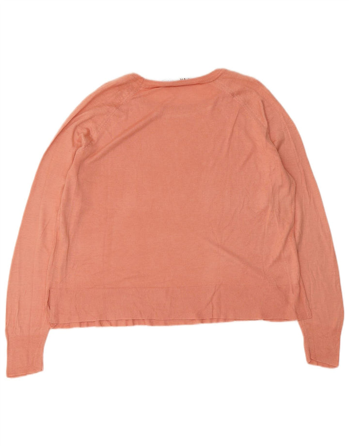 Damska bluzka oversize Zara Top UK 10 Small Pink wiskoza
