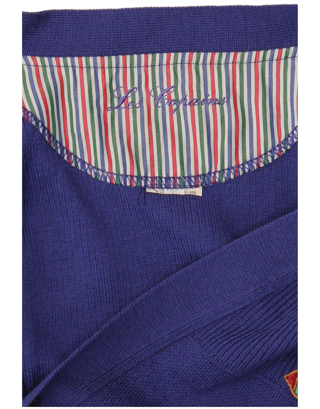 Męski sweter rozpinany LES COPAINS, duży, niebieski