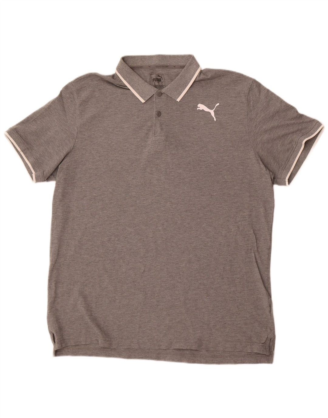 Męska koszulka polo Puma XL, szara, nakrapiana