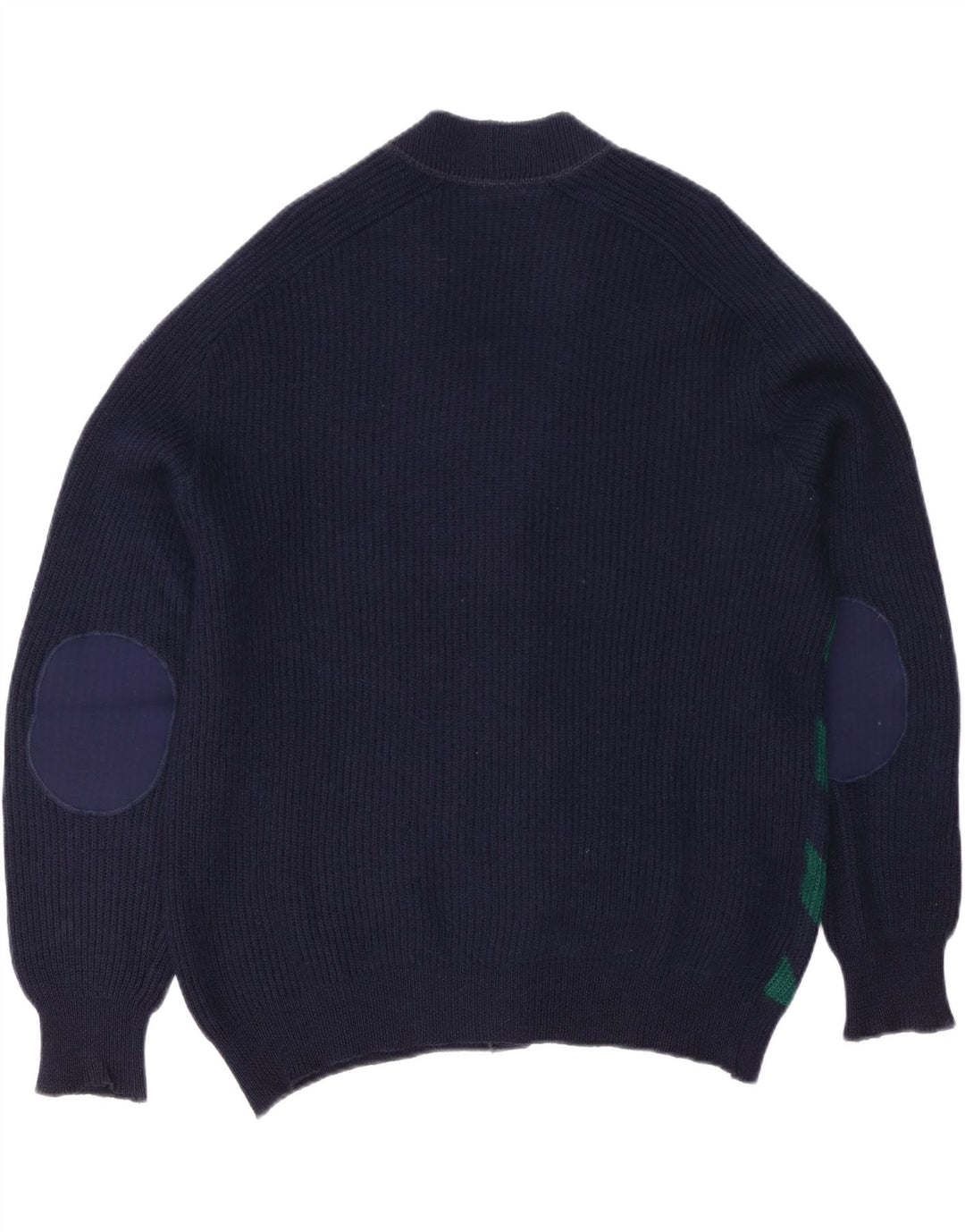 Vintage męski sweter rozpinany XL w granatowe paski
