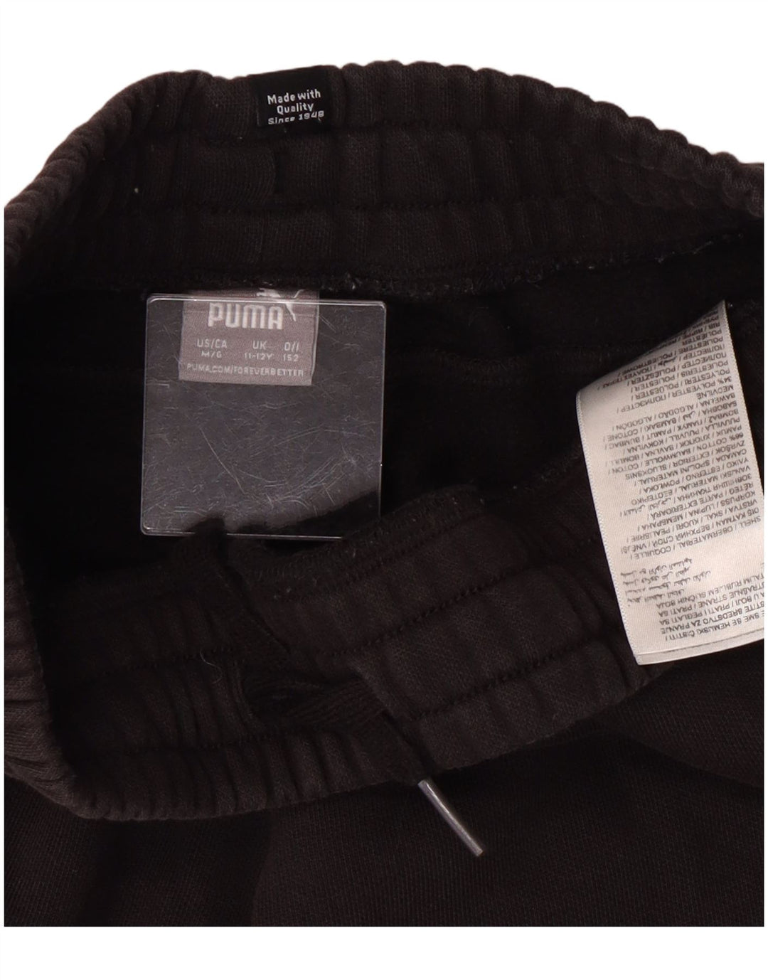 Chłopięce spodnie dresowe Puma Joggers 11-12 lat, czarna bawełna