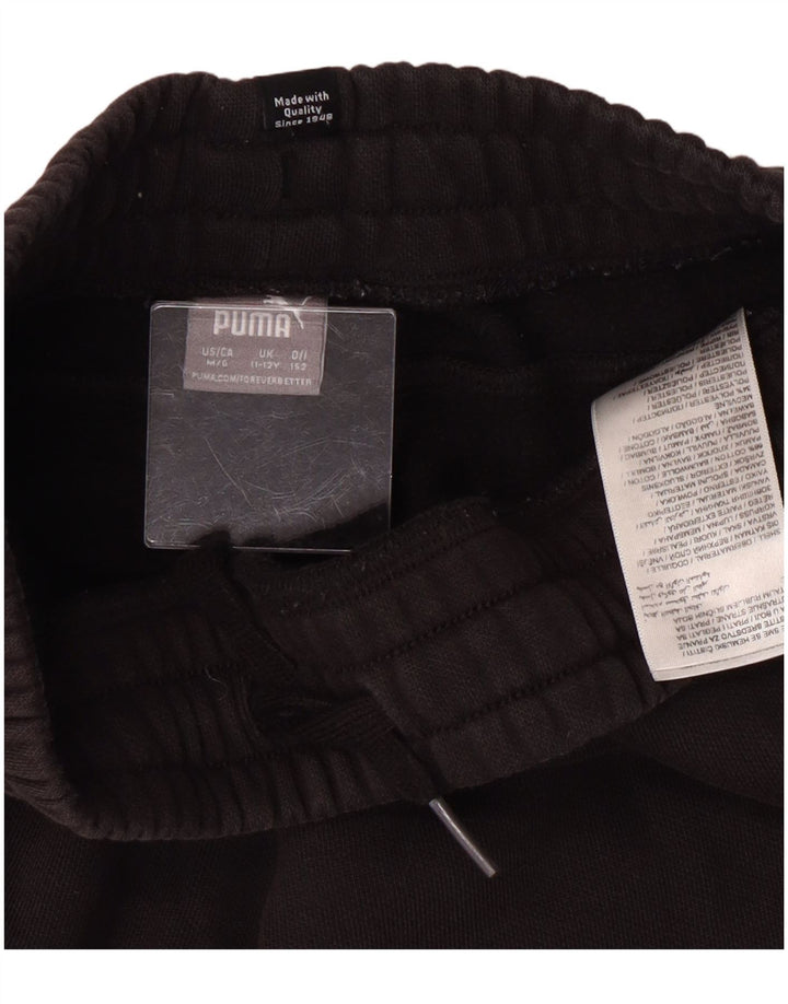 Chłopięce spodnie dresowe Puma Joggers 11-12 lat, czarna bawełna