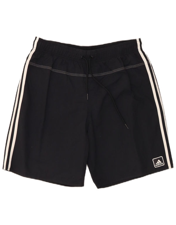 Męskie spodenki kąpielowe Adidas, duże, czarne, poliamidowe