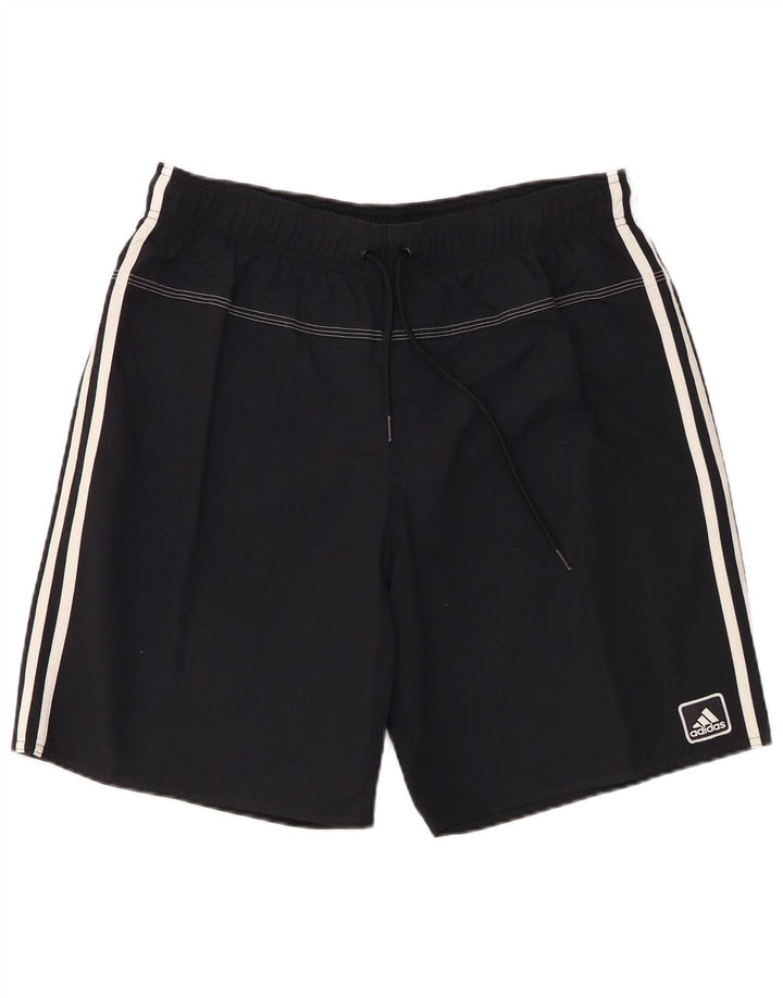 Męskie spodenki kąpielowe Adidas, duże, czarne, poliamidowe