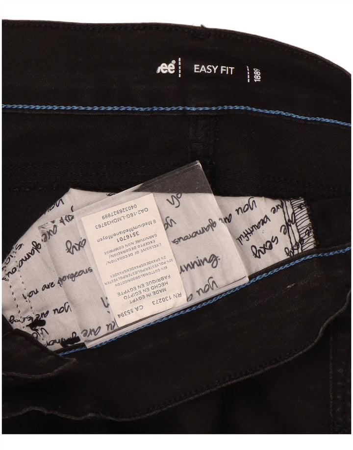 Damskie jeansy slim fit LEE US 8 Medium W30 L31 Czarna bawełna